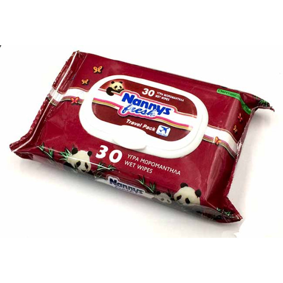 ΜΩΡΟΜΑΝΤΗΛΟ NANNYS FRESH 30 TΕMΑΧΙΩΝ EASY OPEN