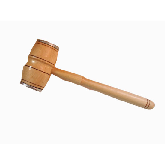 ΣΦΥΡΙ ΜΠΡΙΖΟΛΑΣ ΞΥΛΙΝΟ ΜΕ ΜΕΤΑΛΛΙΚΗ ΕΠΙΦΑΝΕΙΑ 33cm