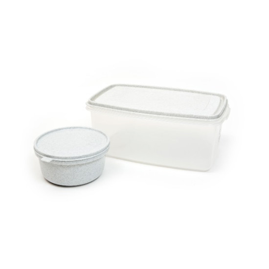 ΦΑΓΗΤΟΔΟΧΕΙΟ ΟΡΘΟΓΩΝΙΟ 4 LT N.46 & ΔΩΡΟ ΣΤΡΟΓΓΥΛΟ 1lt