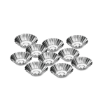 ΦΟΡΜΑΚΙΑ ΤΑΡΤΑΣ 7cm ΜΕΤΑΛΛΙΚΑ ΣΕΤ 10 ΤΕΜΑΧΙΩΝ