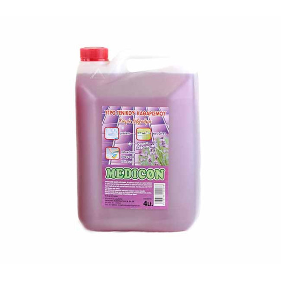 ΥΓΡΟ ΚΑΘΑΡΙΣΜΟΥ ΓΕΝΙΚΗΣ ΧΡΗΣΗΣ 4lt ΛΕΒΑΝΤΑ MEDICON