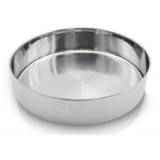 ΤΑΨΙ ΣΤΡΟΓΓΥΛΟ INOX ΒΑΡΥ 18/10 No 29