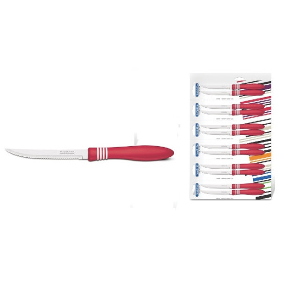 ΜΑΧΑΙΡΙ TRAMONTINA ΚΟΥΖΙΝΑΣ ΠΡΙΟΝΙ ΚΟΚΚΙΝΟ