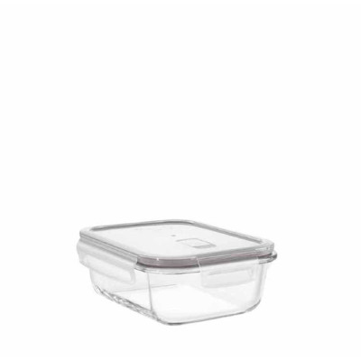 ΦΑΓΗΤΟΔΟΧΕΙΟ ΜΕ ΚΛΙΠΣ ΓΥΑΛΙΝΟ ΤΕΤΡΑΓΩΝΟ 1200ml