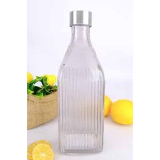 ΜΠΟΥΚΑΛΙ ΓΥΑΛΙΝΟ ΤΕΤΡΑΓΩΝΟ ΡΙΓΕΣ 1Lt