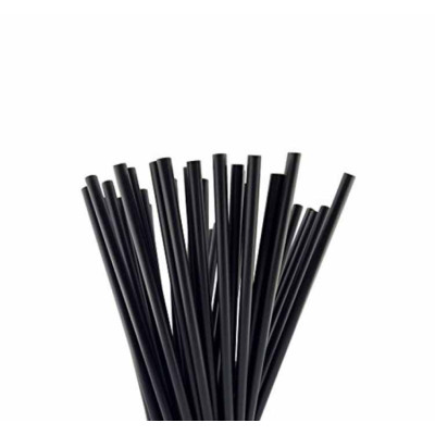 ΚΑΛΑΜΑΚΙ FRAPPE 210x6mm ΠΟΛΛΑΠΛΩΝ ΧΡΗΣΕΩΝ ΜΑΥΡΟ ΣΕΤ 100 ΤΕΜΑΧΙΩΝ