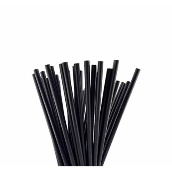 ΚΑΛΑΜΑΚΙ FRAPPE 210x6mm ΠΟΛΛΑΠΛΩΝ ΧΡΗΣΕΩΝ ΜΑΥΡΟ ΣΕΤ 100 ΤΕΜΑΧΙΩΝ