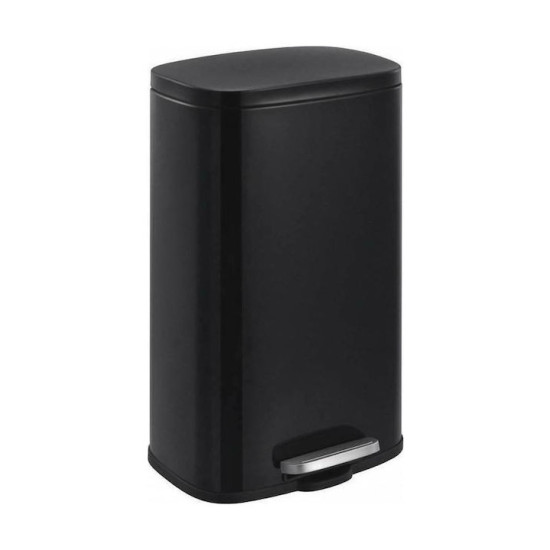 ΠΕΝΤΑΛ INOX ΜΑΥΡΟ SOFT CLOSE 30lt