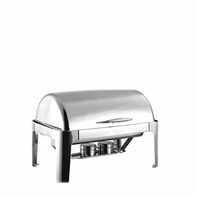 ΜΠΕΝ ΜΑΡΙ INOX GN 1/1 ROLL TOP ME ΚΑΜΙΝΕΤΑ 9lt