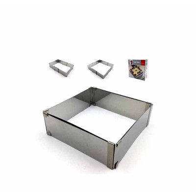 ΦΟΡΜΑ - ΤΣΕΡΚΙ ΤΕΤΡΑΓΩΝΗ ΠΤΥΣΣΟΜΕΝΗ ΙΝΟΧ