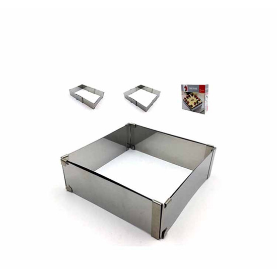 ΦΟΡΜΑ - ΤΣΕΡΚΙ ΤΕΤΡΑΓΩΝΗ ΠΤΥΣΣΟΜΕΝΗ ΙΝΟΧ