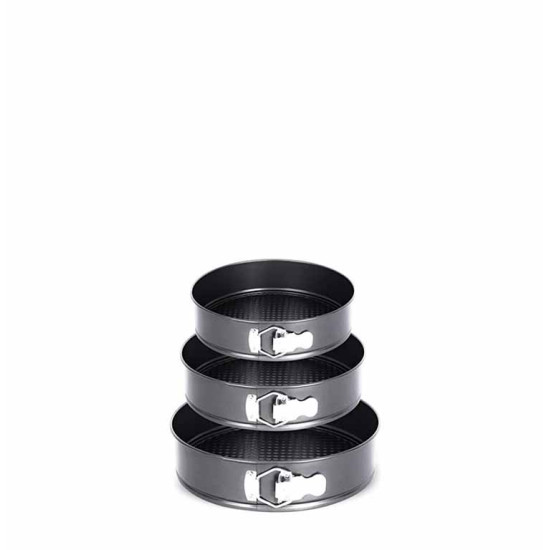 ΦΟΡΜΑ ΑΝΤΙΚΟΛΛΗΤΙΚΗ ΑΝΟΙΓΟΜΕΝΗ ΣΕΤ 3 ΤΕΜΑΧΙΩΝ 22cm - 24cm - 26cm