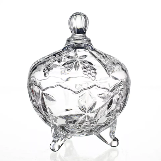 ΦΟΝΤΑΝΙΕΡΑ ΓΥΑΛΙΝΗ ΚΛΑΔΙΑ ΜΕ ΤΡΙΑ ΠΟΔΙΑ 14cm