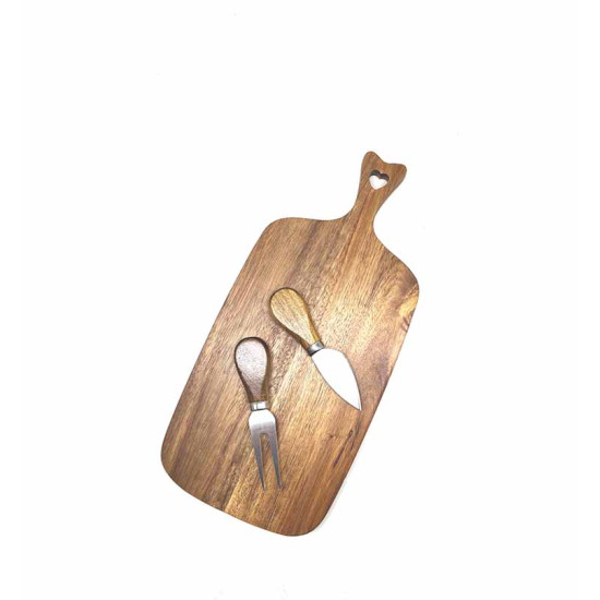 ΠΛΑΤΩ ΤΥΡΙΩΝ ΞΥΛΙΝΟ ΜΕ ΜΑΧΑΙΡΙ ΚΑΙ ΠΗΡΟΥΝΑ