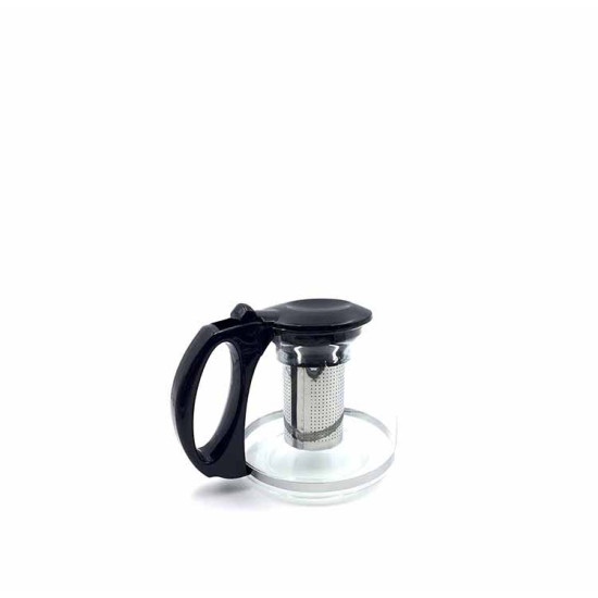 ΚΑΦΕΤΙΕΡΑ ΓΥΑΛΙΝΗ ΜΕ INOX ΣΙΤΑ 1100ml