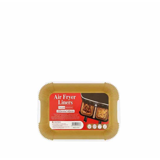 ΑΝΤΙΚΟΛΛΗΤΙΚΟ ΧΑΡΤΙ AIR FRYER ΟΡΘΟΓΩΝΙΟ 22x14cm ΣΕΤ 50 ΤΕΜΑΧΙΩΝ
