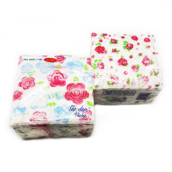 ΧΑΡΤΟΠΕΤΣΕΤΑ GARDEN VIOLET ΣΧΕΔΙΑ 33Χ33 70ΦΥΛΛΑ